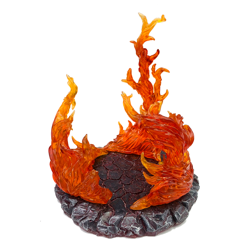 Bệ trang trí hình ngọn lửa - Không có led